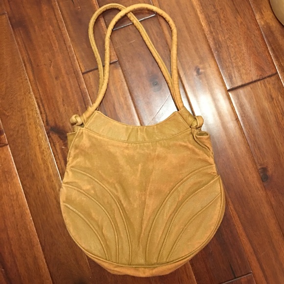 Vintage Le Jule Korean Tan Mustard Leather Shoulder Bag - Picture 2 of 16